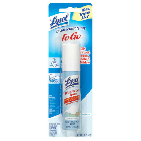 Lysol(R) Disinfectant Spray To Go Crisp Linen Scent, 1 oz La Comprita