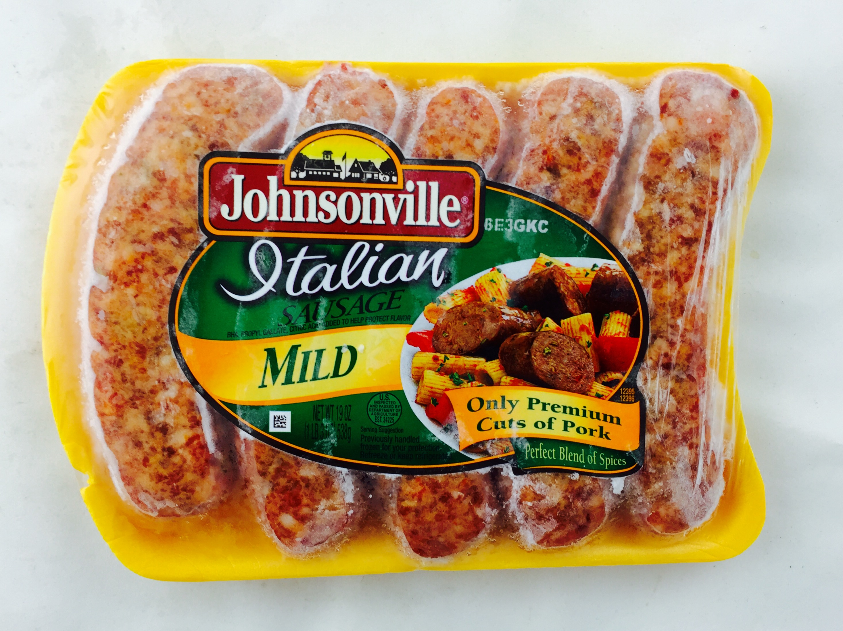 Johnsonville Mild Italian Sausage Links 19oz tray La Comprita