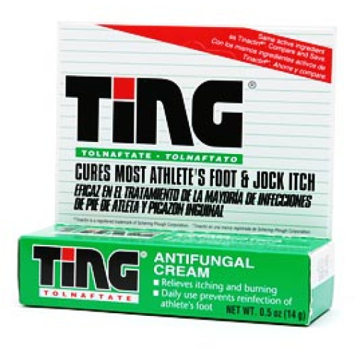Ting Athlete's Foot and Jock Itch Cream, 0.5 oz La Comprita