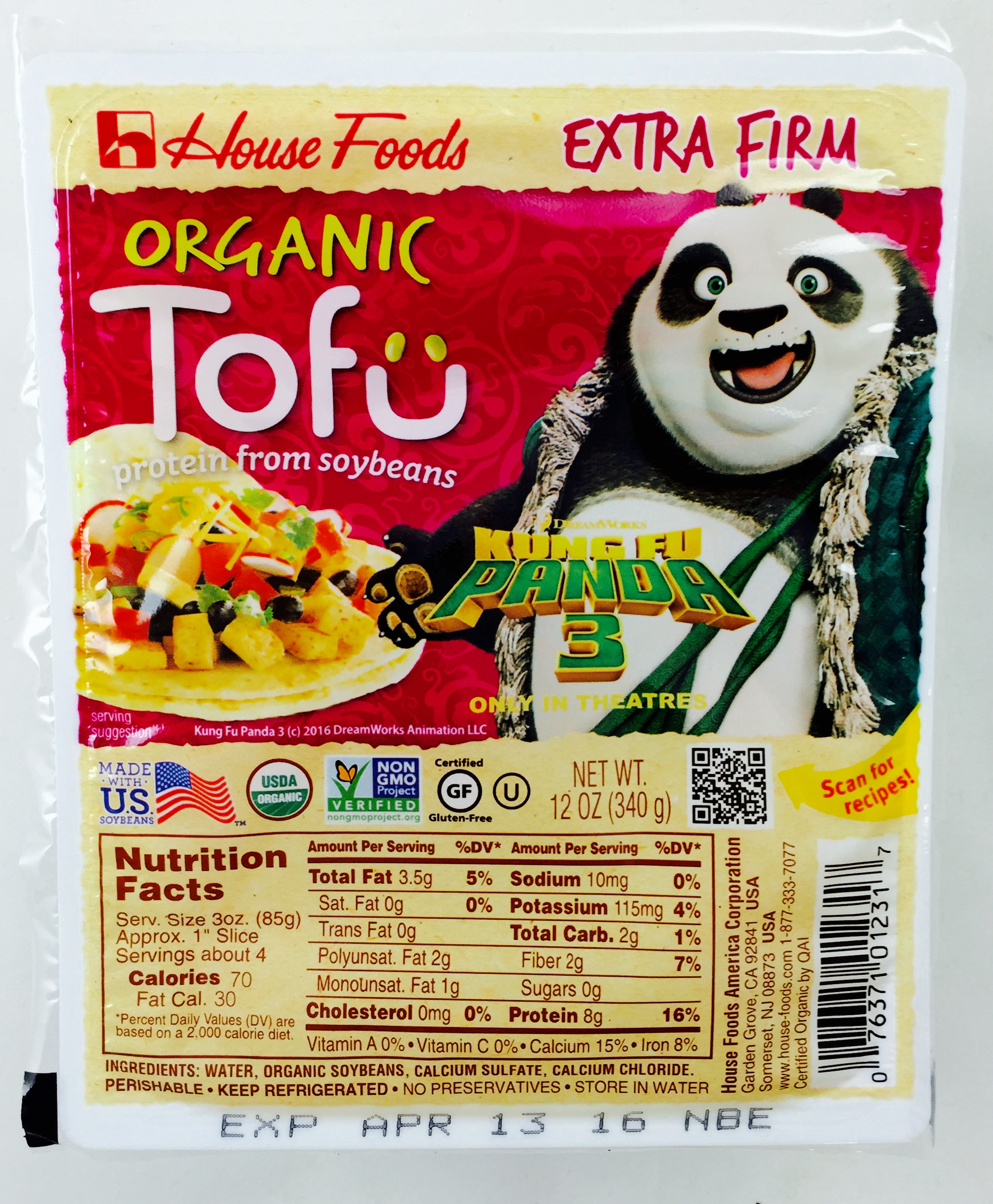 House Foods Organic Tofu Extra Firm, 14 oz La Comprita