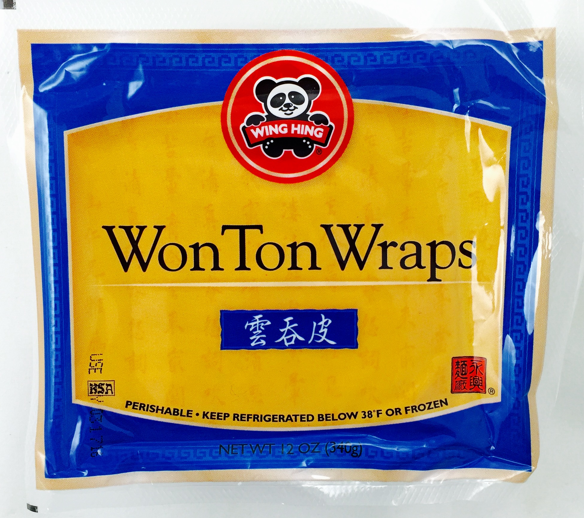 Wing Hing Won Ton Wraps, 12 oz La Comprita