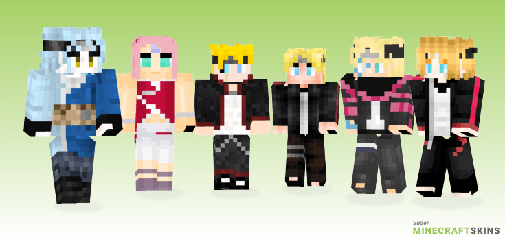 boruto Minecraft Skin minecrafskins.com