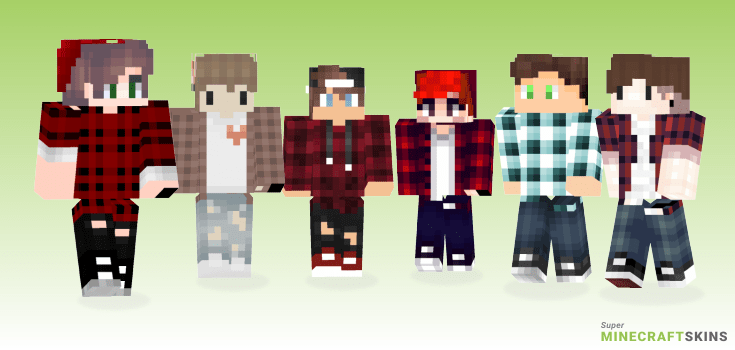 Flannel boy Minecraft Skins. Download for free at SuperMinecraftSkins