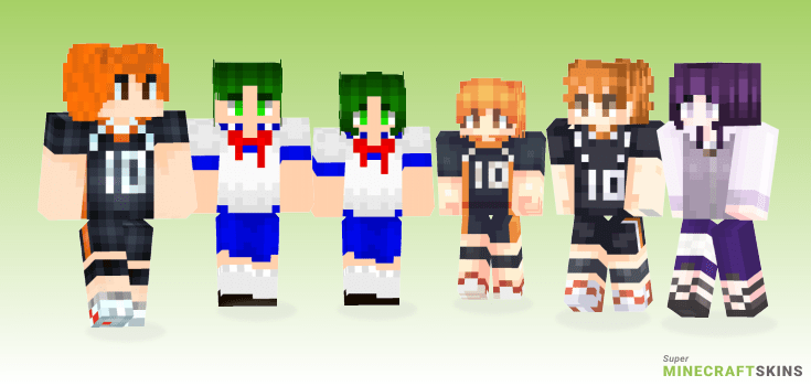 Download skins Hinata for Minecraft misterlauncher.org
