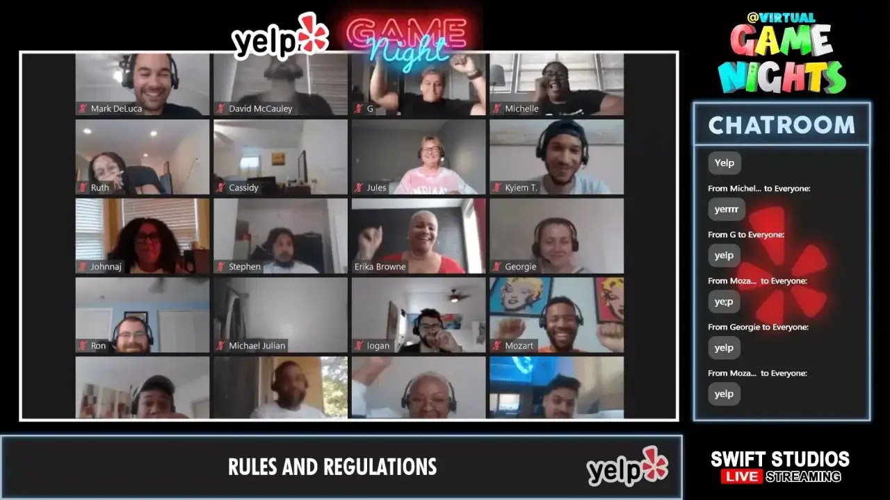 Zoom Game Night Virtual Game Night Online Game Night