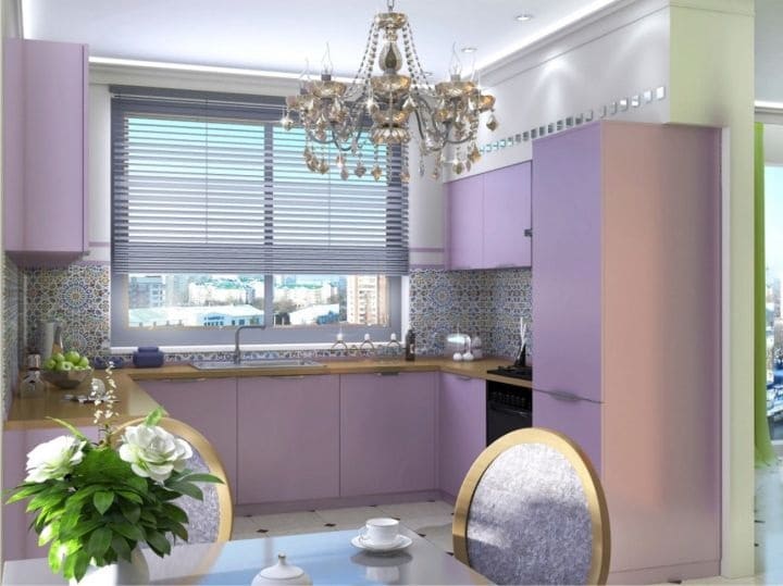 300 Purple Kitchen Design Ideas