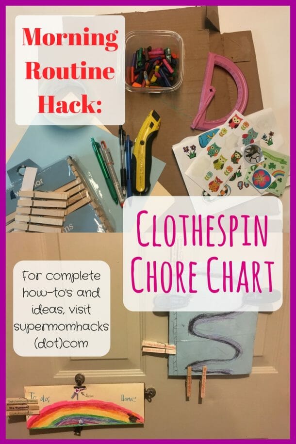 Clothespin Chore Chart HowTo's, Inspiration, and Tips for Success