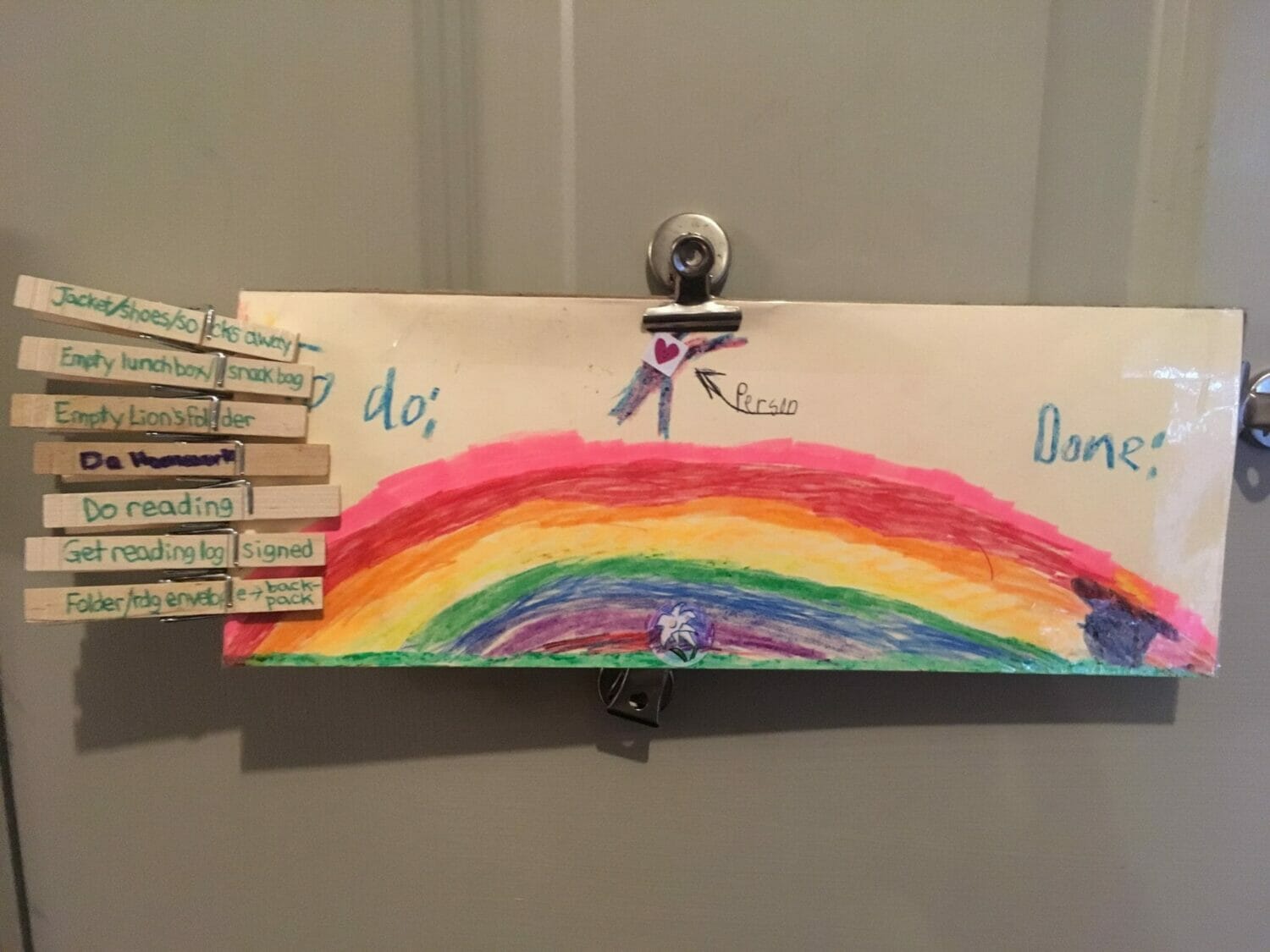 Clothespin Chore Chart HowTo's, Inspiration, and Tips for Success