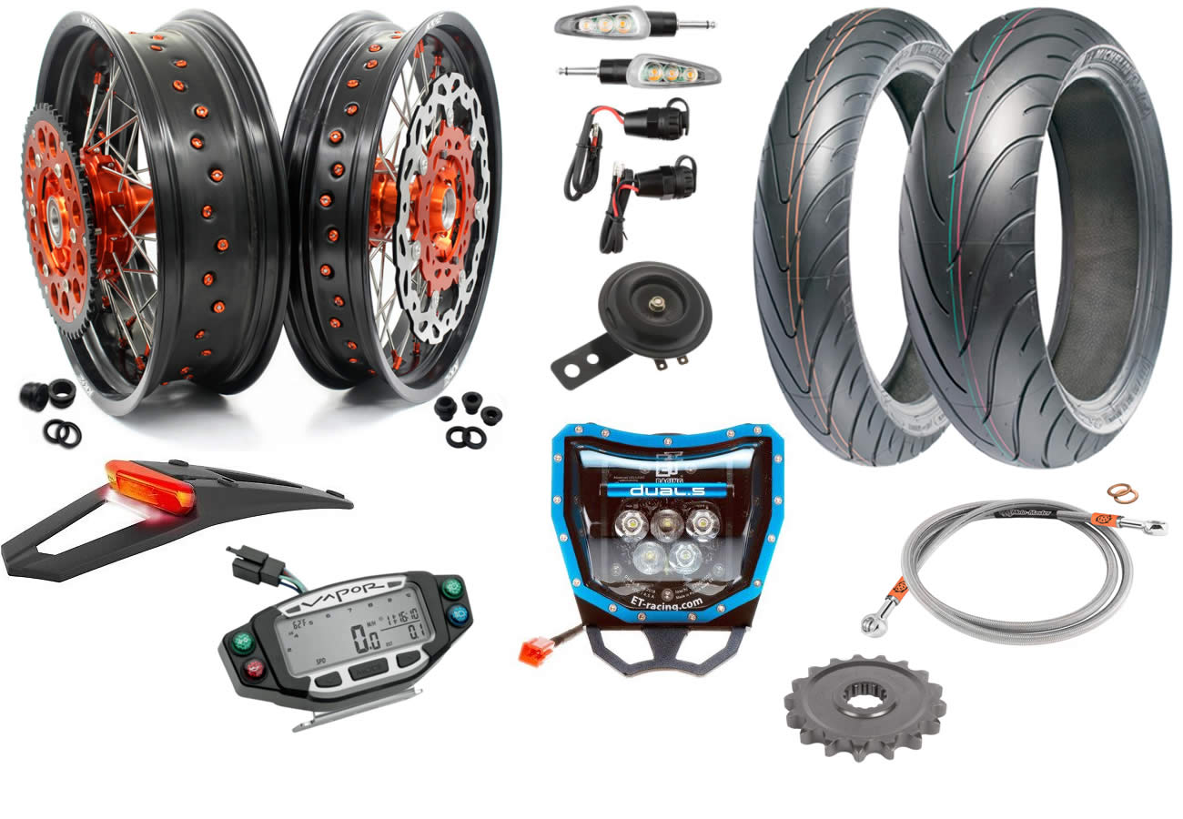 Dirt Bike To Supermoto Conversion Supermoto