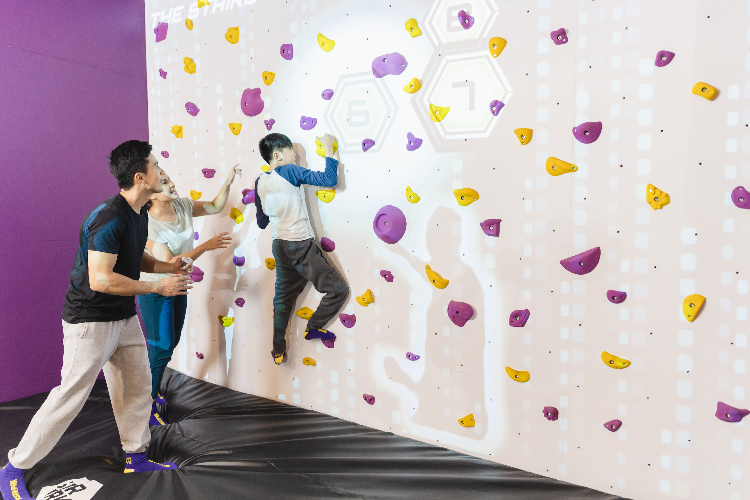 Augmented Climbing Wall SuperPark Kuwait
