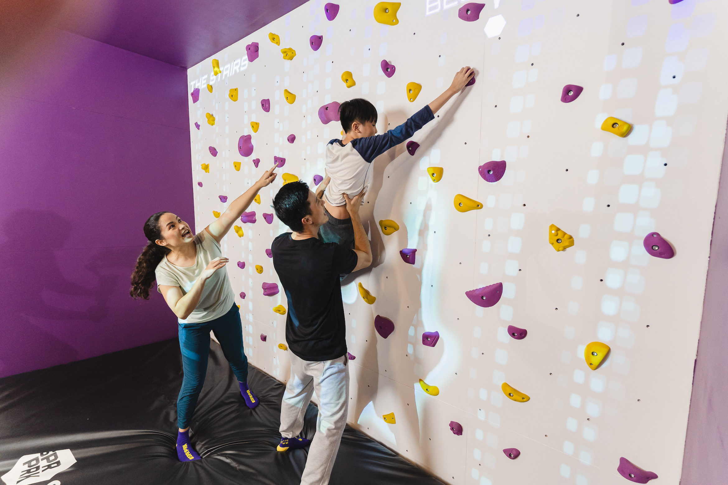 Augmented Climbing Wall SuperPark Kuwait