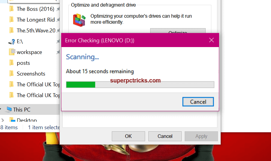 Windows detected a hard disk problem How to solve this