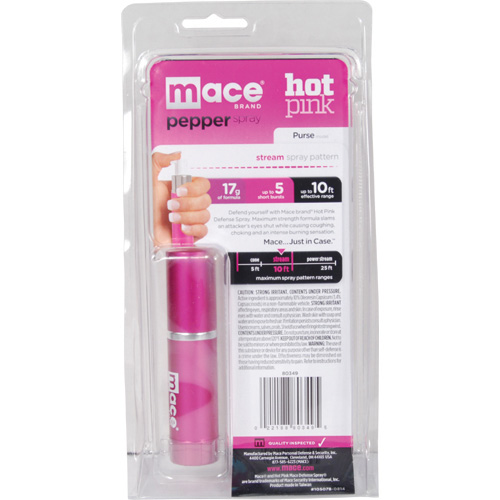 Mace Hot Pink Pepper Spray, Purse model Super Pepper Spray