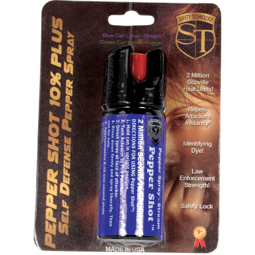 Pepper Shot 2oz Pepper Spray Stream Super Pepper Spray