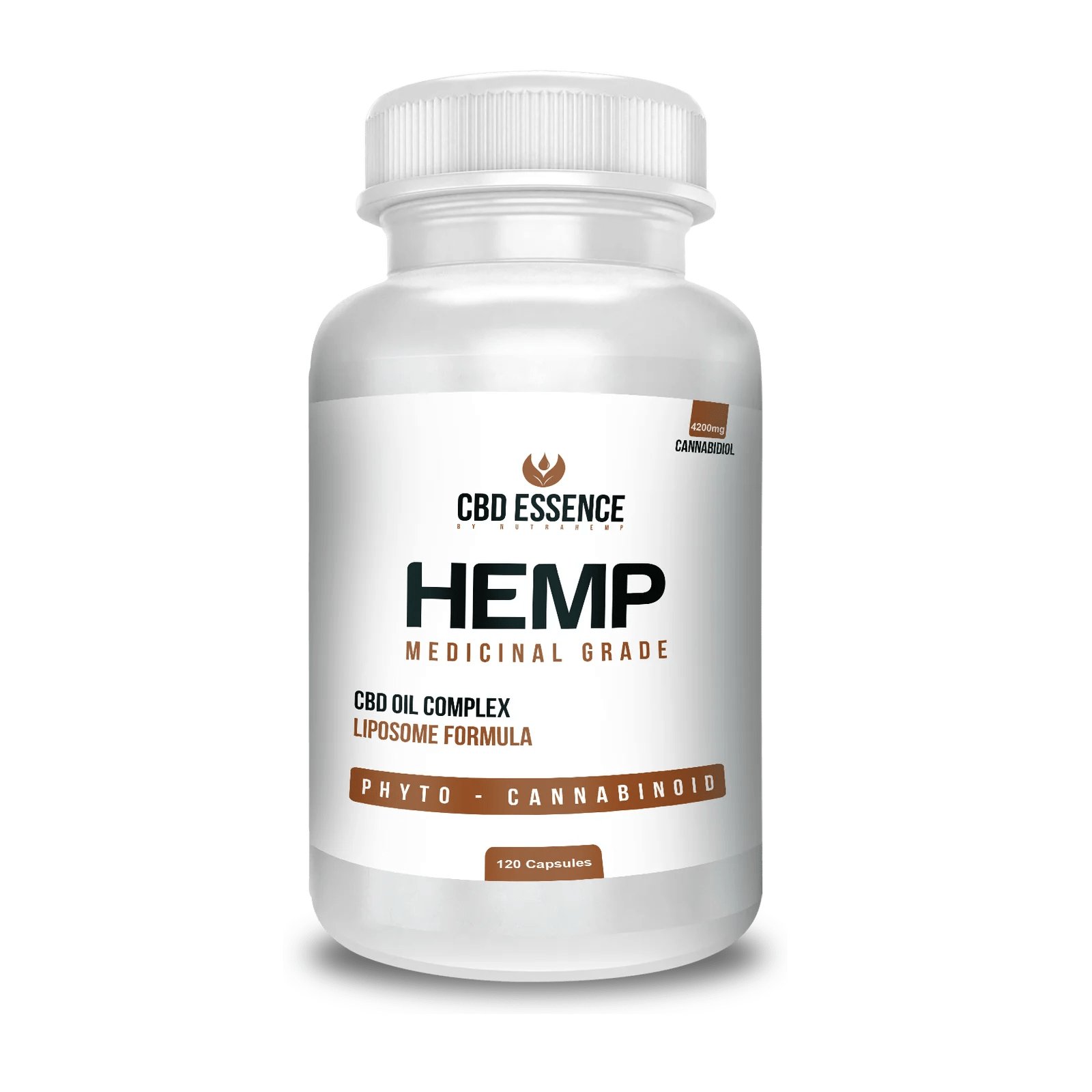 120 CBD Medicinal Hemp Oil Capsules4,200mg for Seniors by CBD Essence