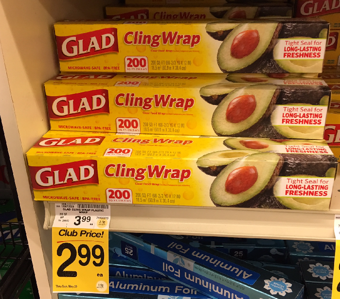 Glad Wrap Products on Sale, as Low as 0.99 Super Safeway