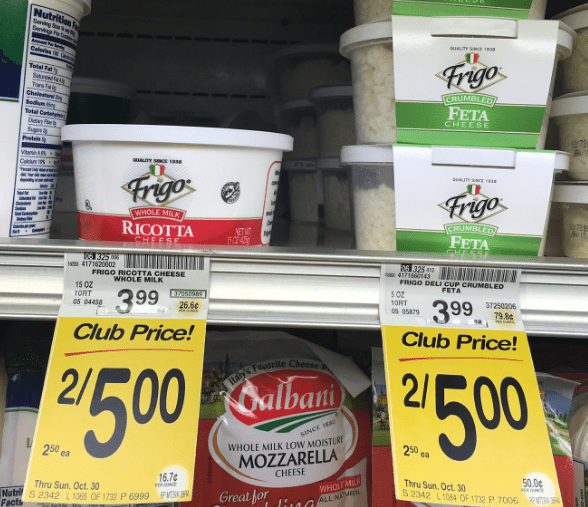 NEW Frigo Coupon, Pay 1.50 for Feta and Ricotta Cheese! Super Safeway