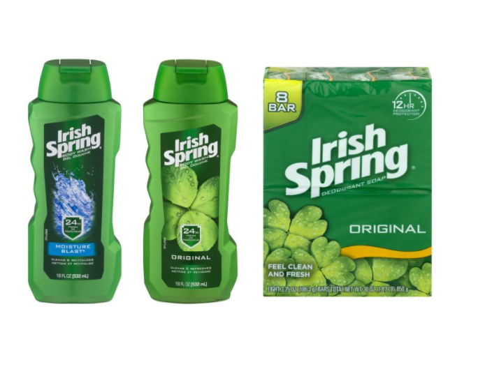 Irish Spring Body Wash and Bar Soap Coupon and Sale, Pay just .31/bar