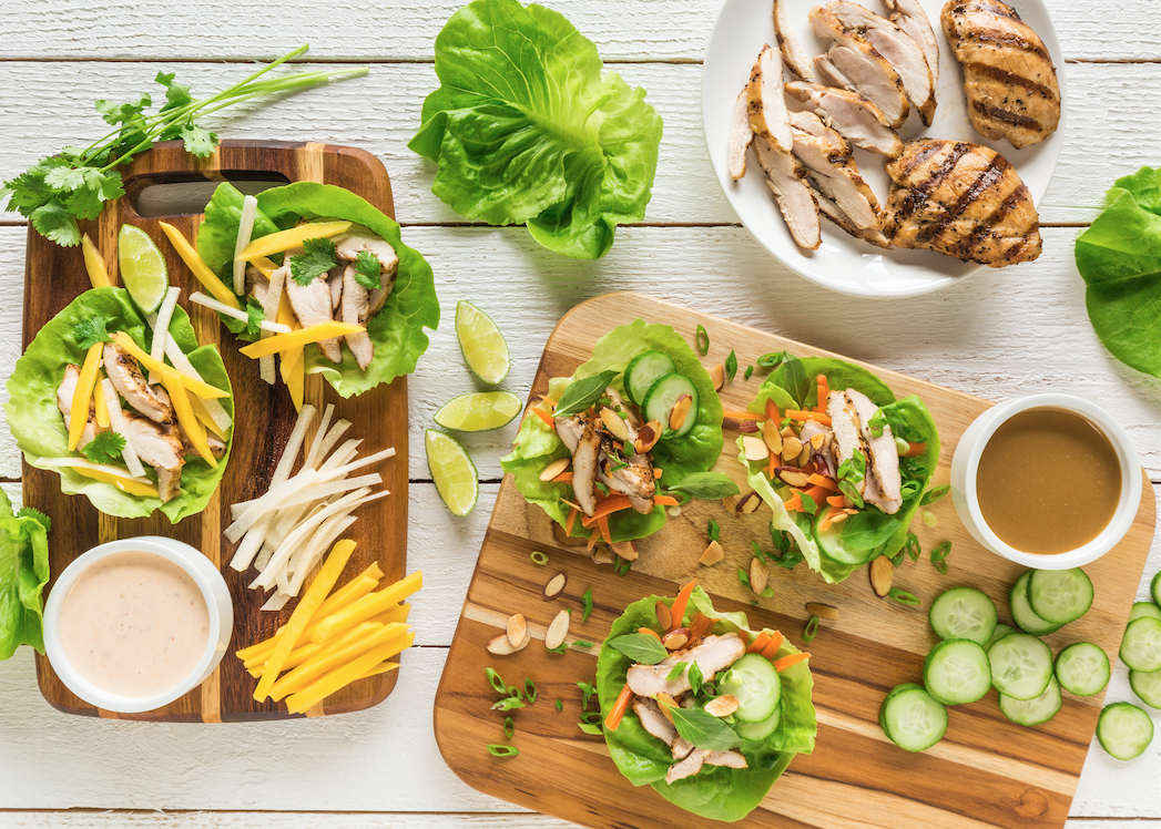 Grilled Chicken Lettuce Wraps 2 Ways Super Safeway