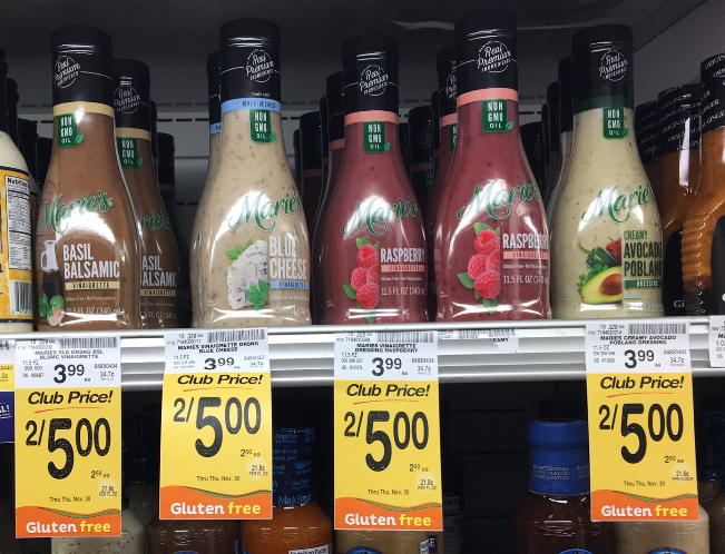 Marie's Dressing Coupon, Pay Just 1.50 Super Safeway