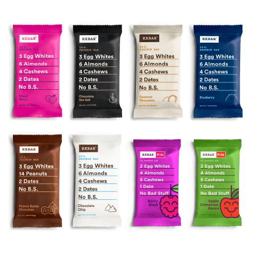 RXBAR Protein Bars Just .39 each and RX Nut Butters Just 1.00 Each at