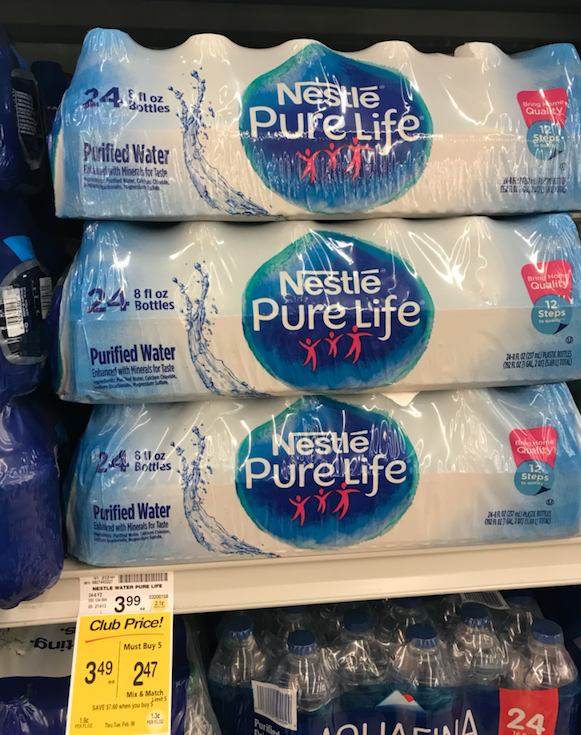 Nestle Pure Life Water 24 Packs Just 1.97 With Coupon and Sale (Reg