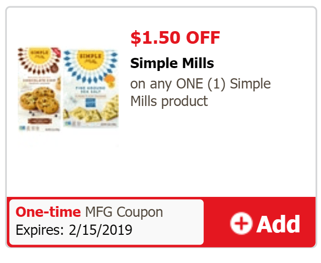 Simple Mills Almond Flour Crackers 2.49 at Safeway Super Safeway