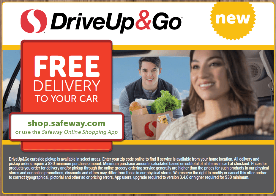 Safeway Drive Up & Go Grocery Pickup Service Super Safeway