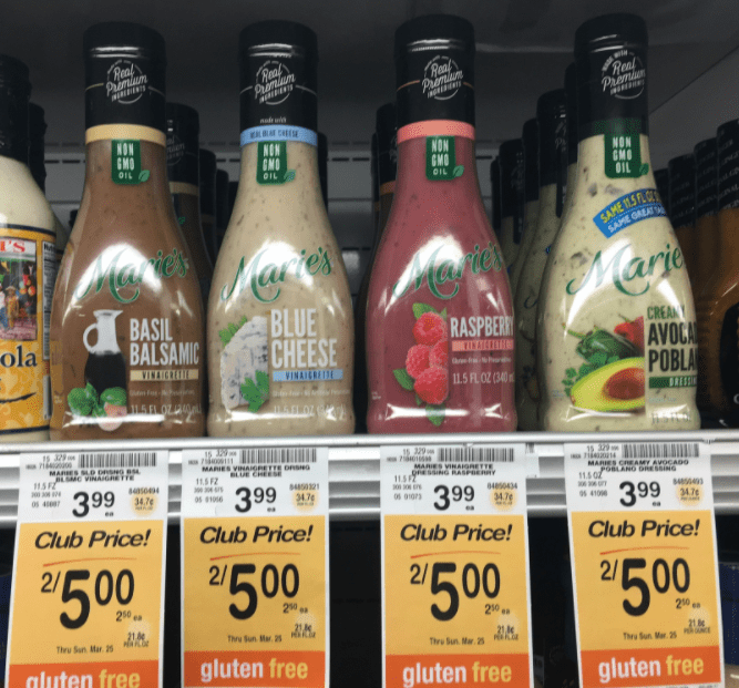 Marie's Salad Dressing on Sale Only 1.50 After the Coupon Super