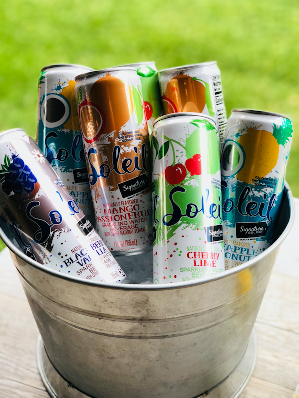 Soleil Sparkling Water Naturally Flavored Beverages 4 New Flavors Super Safeway