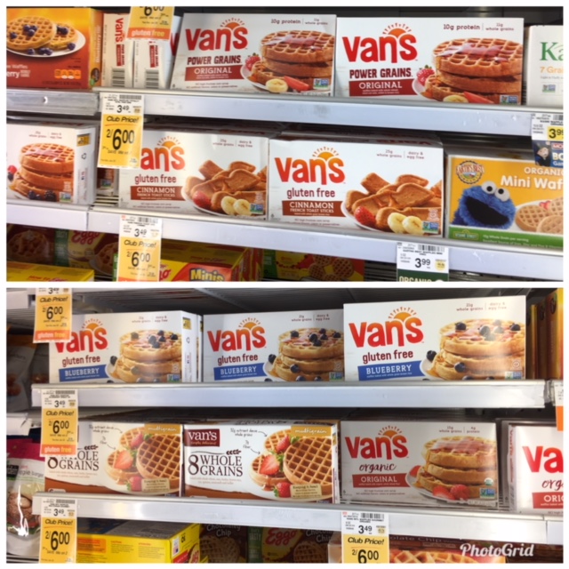Van's Frozen Waffles as Low as 1.00 at Safeway Save 71 Super Safeway
