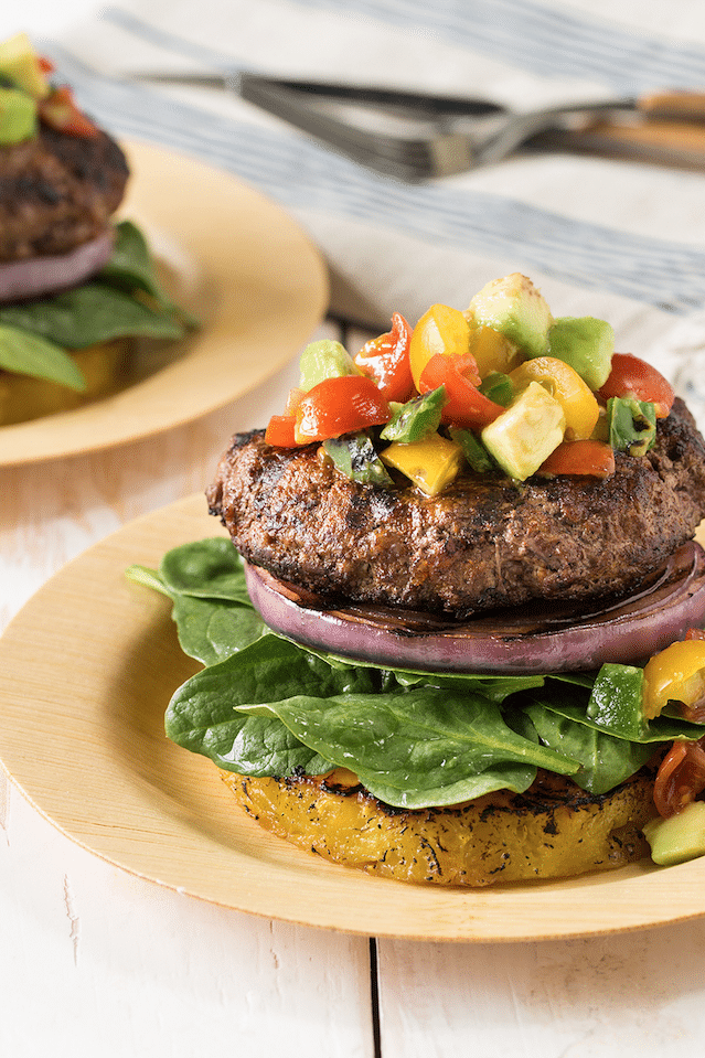 Grilled Pineapple Burger Super Safeway