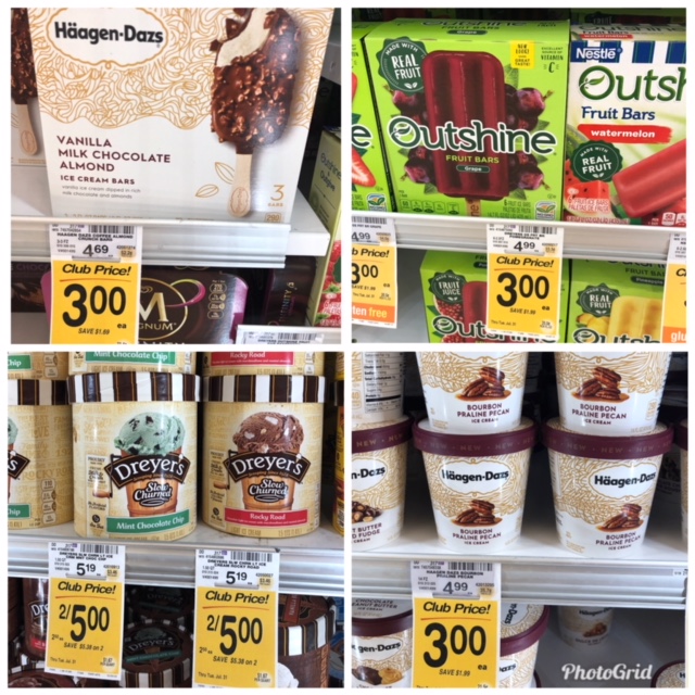 HaagenDazs, Dreyer's & Nestle Outshine Pay as Little as 1.83