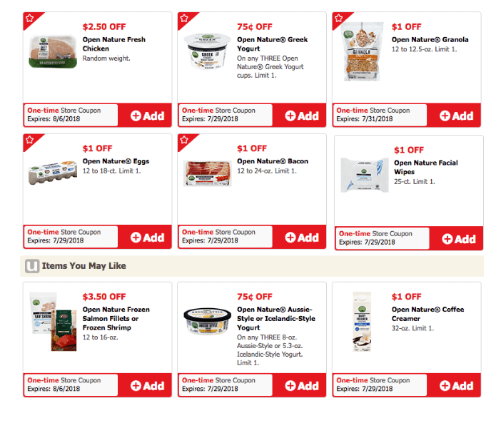 9 New Open Nature Coupons and Hot Deals on Natural Products at Safeway