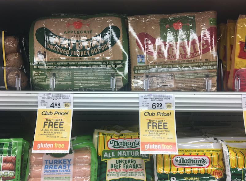 Applegate Hot Dogs Coupon and BOGO Free Sale = Great Deal on Natural