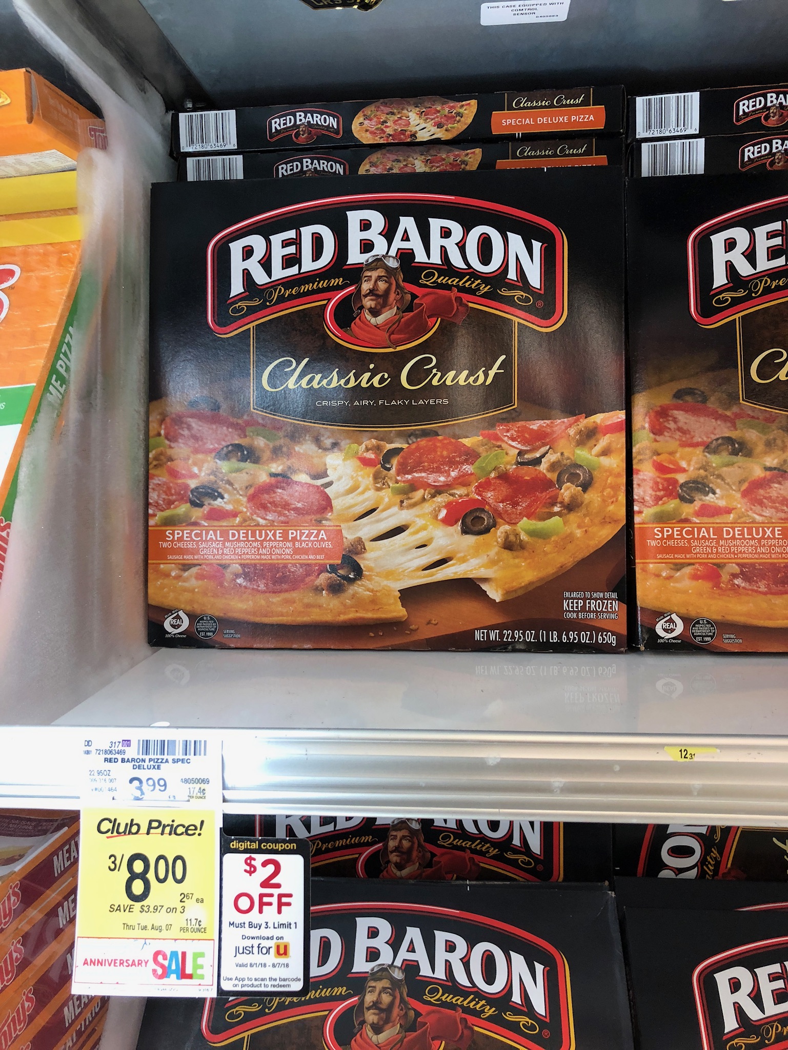 Red Baron Pizzas Just 2.00 Each For MultiServe or Singles Super Safeway