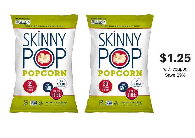 Get Skinny Pop Popcorn for Just 1.25 With Coupon Stack (Reg. 3.99