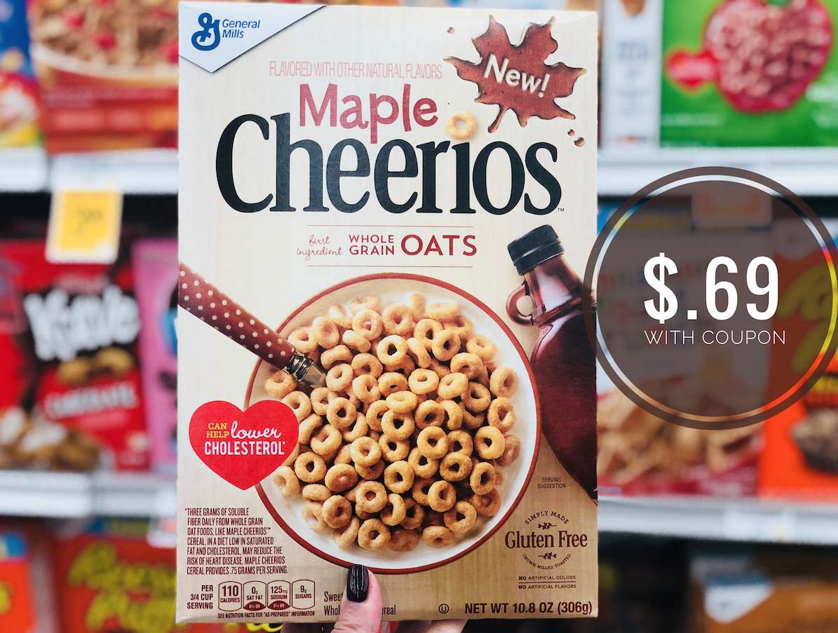 New Maple Cheerios Coupon, Pay Just .69 a Box at Safeway Super Safeway