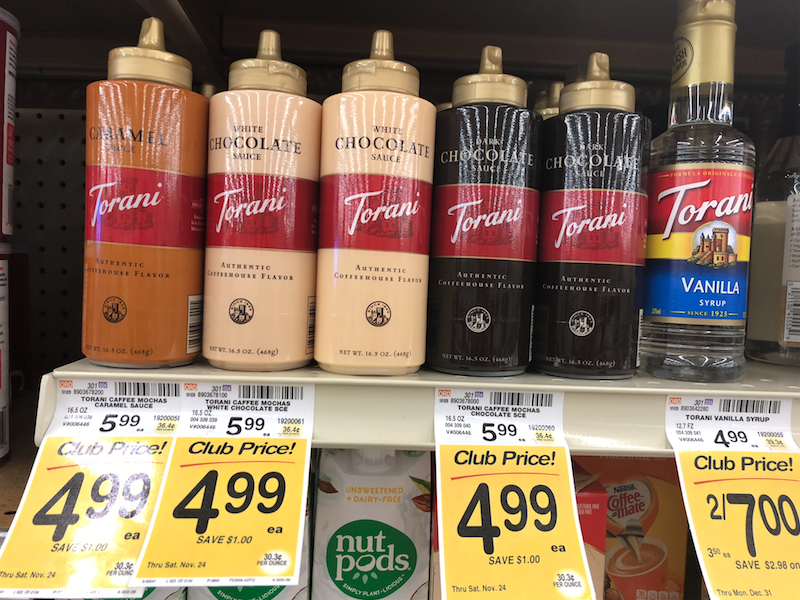 Torani Flavoring Syrups Just 2.25 With Sale and Coupon (Reg. 4.99
