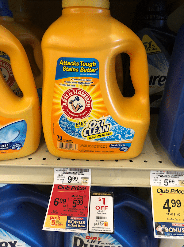 Get Arm & Hammer Detergent On Sale for Just .05 per Load at Safeway