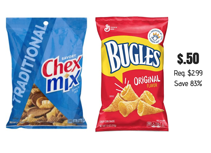 NEW Bugles & Chex Mix Printable Coupon and Sale, Pay Just .50 at