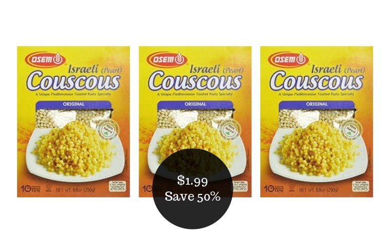 OSEM Israeli Couscous on Sale at Safeway for 1.99 (Save 50) Super Safeway