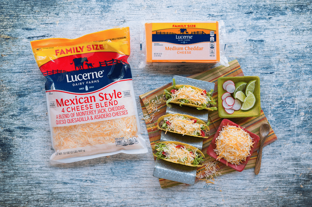 Lucerne Cheese 32 oz Shredded, Block, or Slices Only 3.49 at Safeway