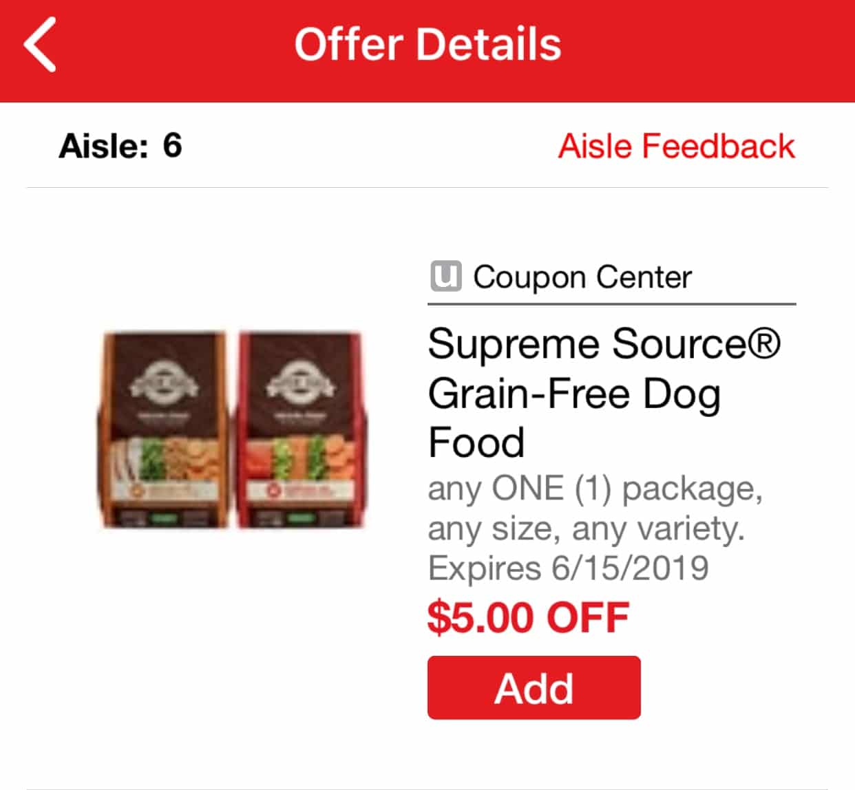 SUPREME SOURCE GrainFree Dog Food Deal = as Low as 7.49 at Safeway