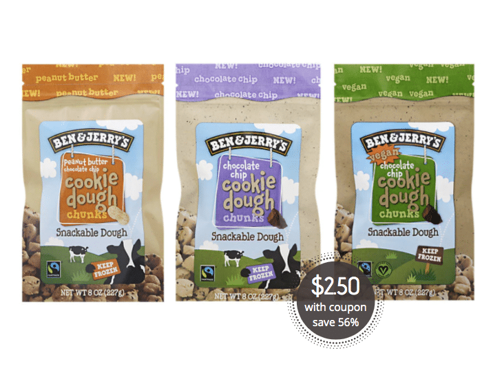 NEW Ben & Jerry's Cookie Dough Chunks Try for Just 2.50 at Safeway