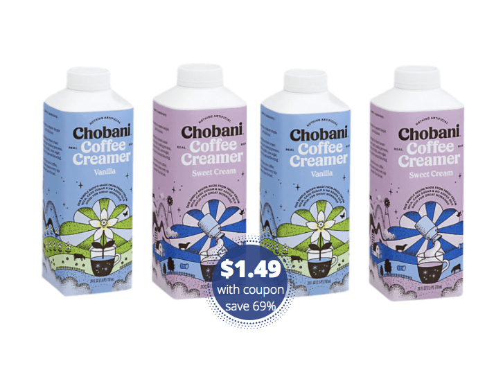 Chobani Coffee Creamer Just 1.49 at Safeway (Save 69) Super Safeway