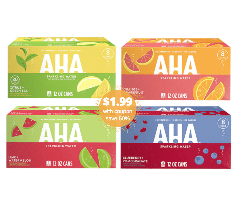 AHA Sparkling Water Super Safeway