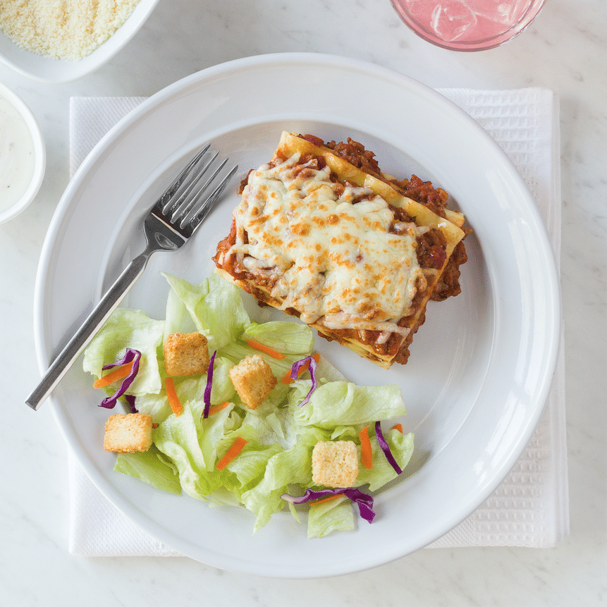 Save 4.50 on Signature SELECT Party Size Lasagna Just .65/serving