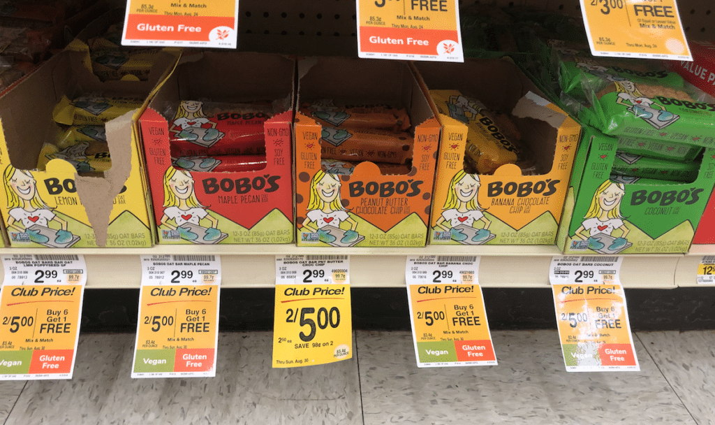 BOBO's Oat Bars Coupon Pay Just 1.25 Per Bar at Safeway Super Safeway