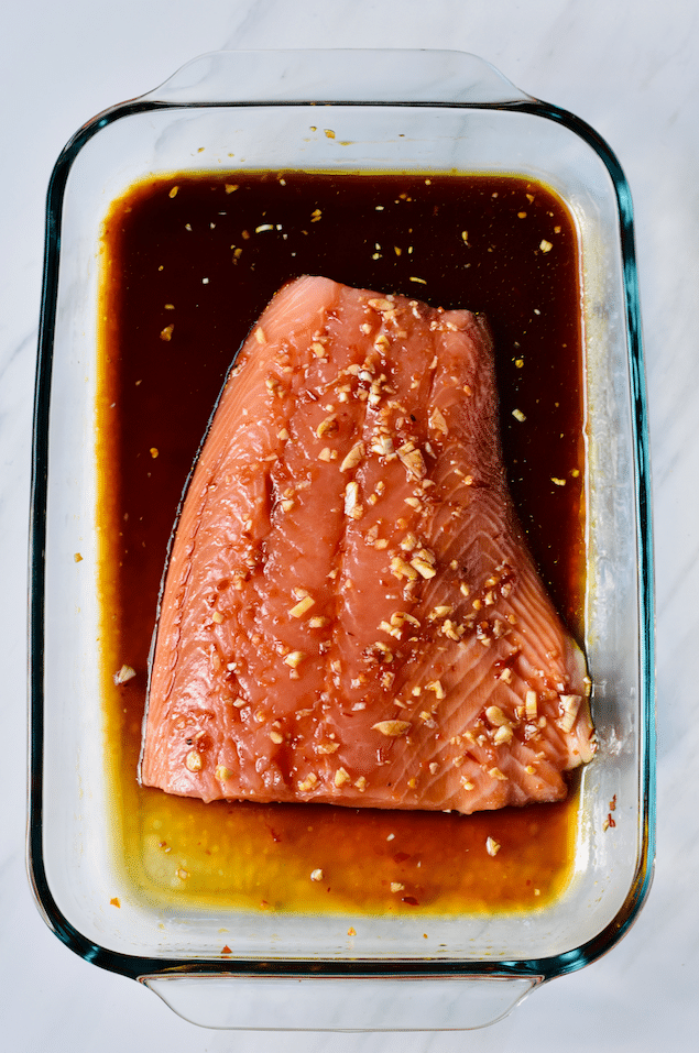 Marinated Grilled Salmon Topped With Mango Salsa Super Safeway